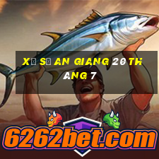 xổ số an giang 20 tháng 7