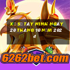 xổ số tây ninh ngày 20 tháng 10 năm 2024