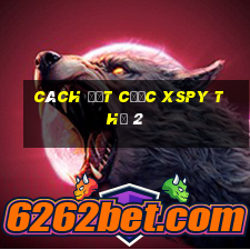 Cách đặt cược XSPY Thứ 2