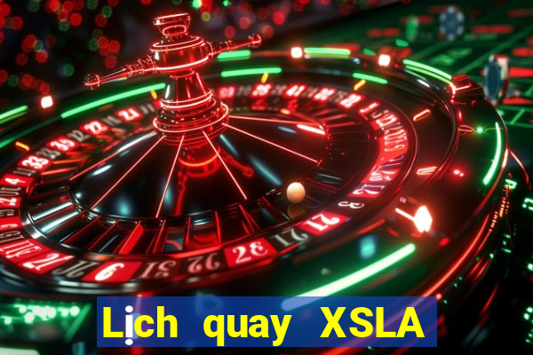 Lịch quay XSLA ngày thứ năm