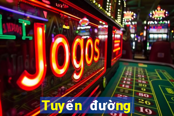 Tuyến đường nền tảng màu w