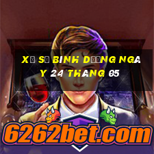 xổ số bình dương ngày 24 tháng 05