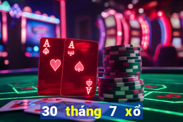 30 tháng 7 xổ số miền nam