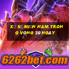 xổ số miền nam trong vòng 30 ngày