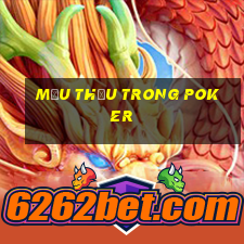 Mậu thầu trong poker