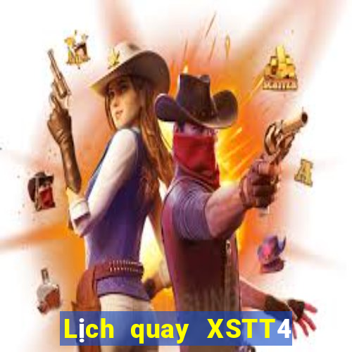 Lịch quay XSTT4 Thứ 4