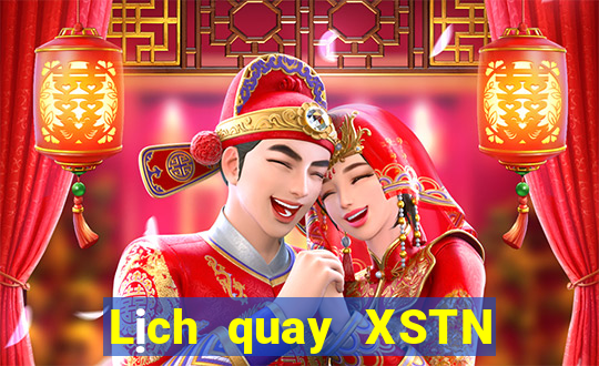 Lịch quay XSTN ngày mai