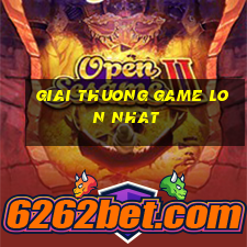 giai thuong game lon nhat