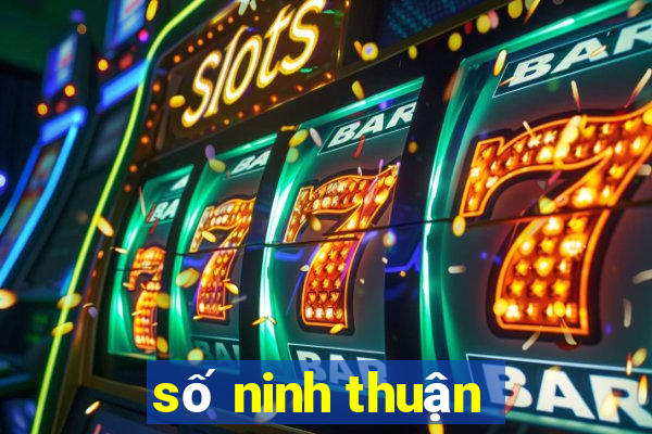 số ninh thuận