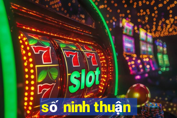 số ninh thuận