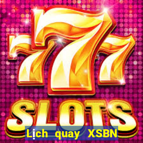 Lịch quay XSBN ngày 19