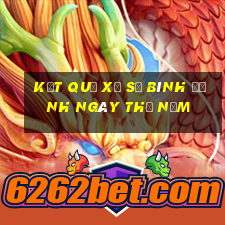 Kết quả xổ số Bình Định ngày thứ năm