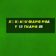 xổ số hậu giang ngày 13 tháng 05