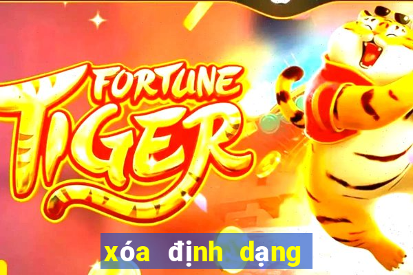 xóa định dạng trong word