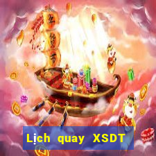 Lịch quay XSDT Thứ 4