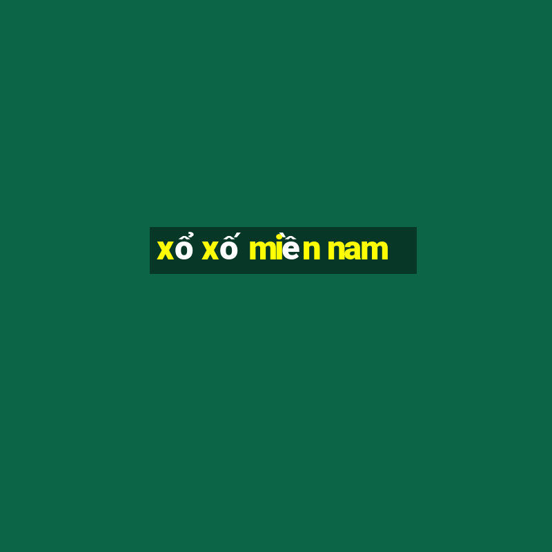 xổ xố miền nam