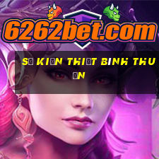 số kiến thiết bình thuận