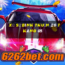 xổ số bình thuận 26 tháng 05