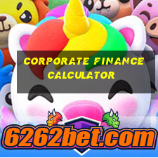 corporate finance calculator