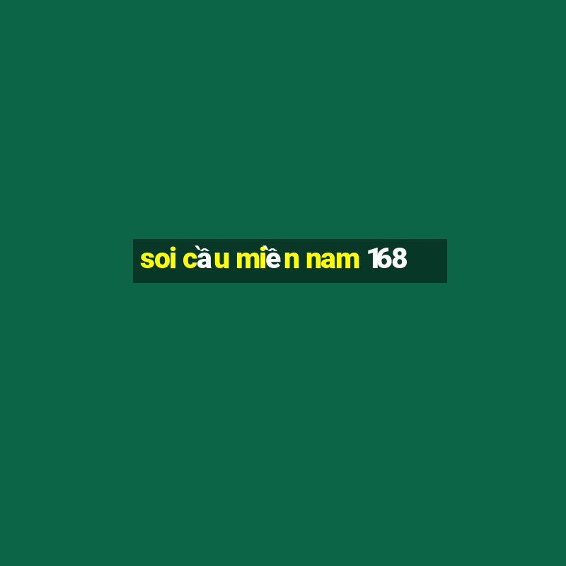 soi cầu miền nam 168