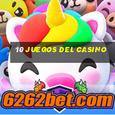 10 juegos del casino