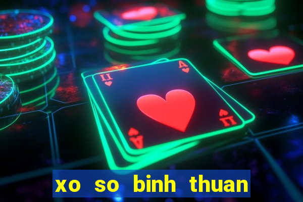 xo so binh thuan 23 11