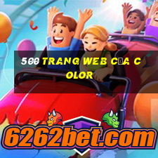 500 trang web của Color