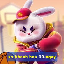 xs khanh hoa 30 ngay