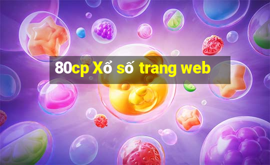 80cp Xổ số trang web