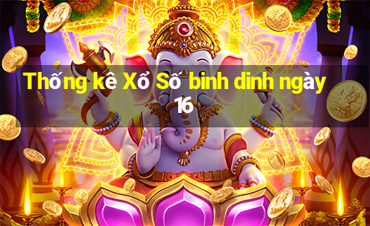 Thống kê Xổ Số binh dinh ngày 16