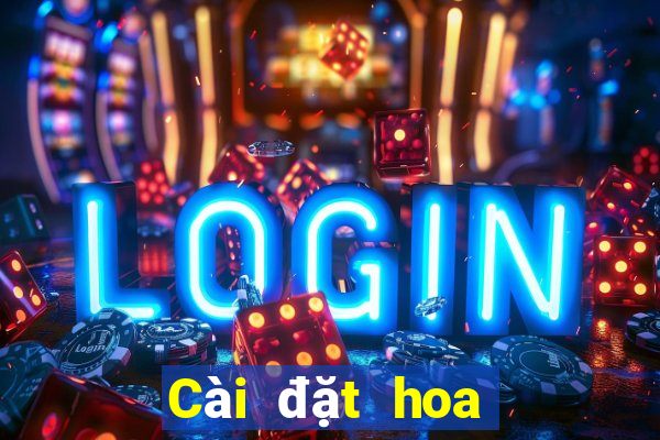 Cài đặt hoa vàng rán vui vẻ