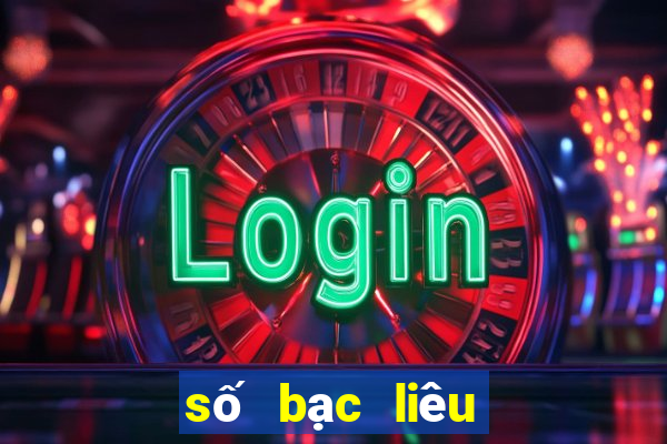 số bạc liêu hôm nay