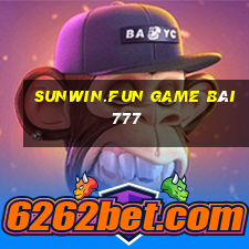 Sunwin.Fun Game Bài 777