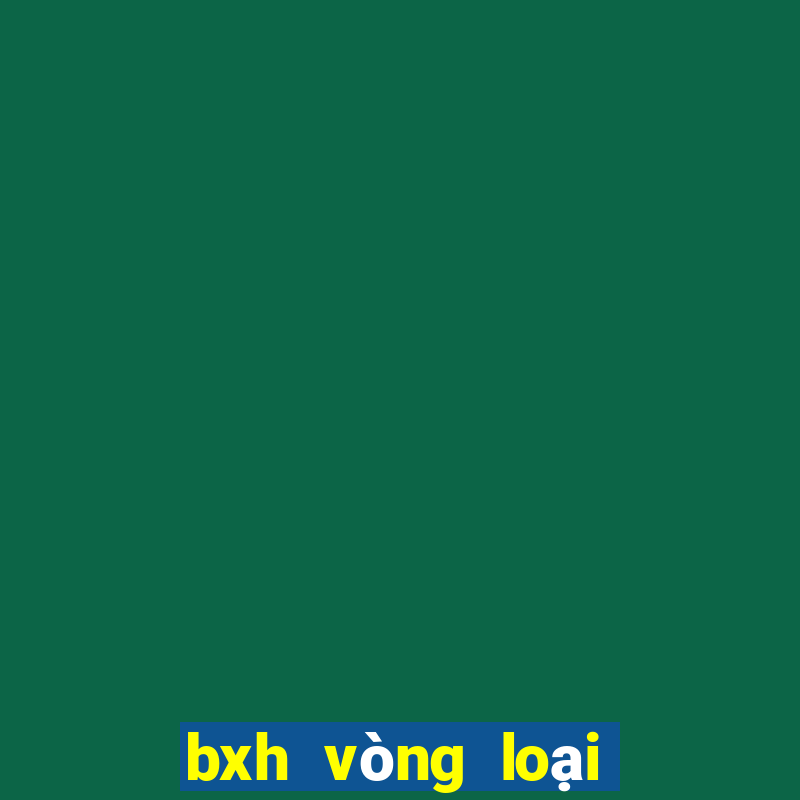 bxh vòng loại asian cup 2024