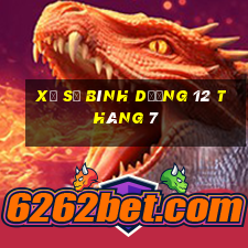 xổ số bình dương 12 tháng 7