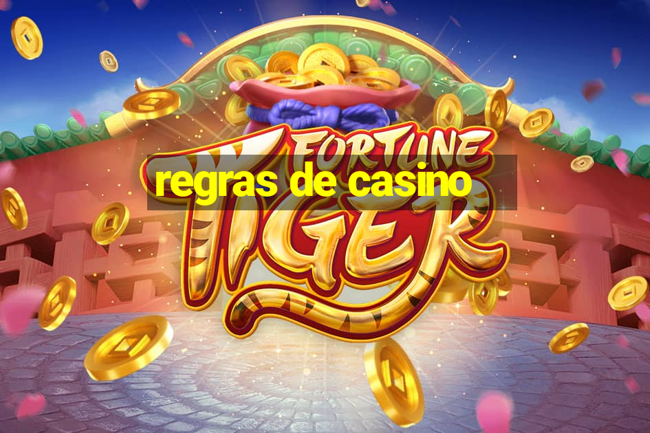 regras de casino