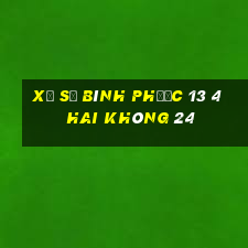 xổ số bình phước 13 4 hai không 24