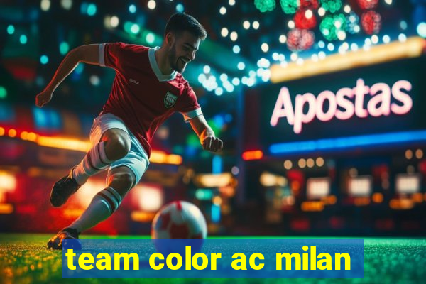 team color ac milan