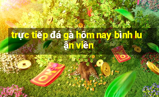 trực tiếp đá gà hôm nay bình luận viên