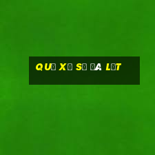 quả xổ số đà lạt