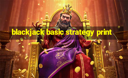 blackjack basic strategy print