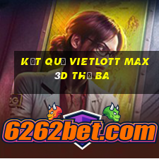 Kết quả vietlott Max 3D thứ Ba