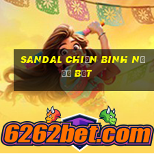 sandal chiến binh nữ đế bệt