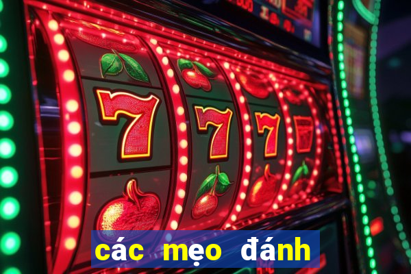 các mẹo đánh tài xỉu