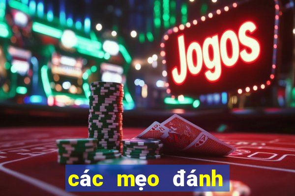 các mẹo đánh tài xỉu