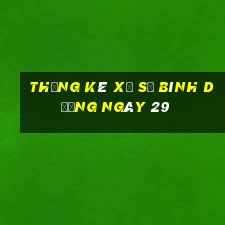 Thống kê Xổ Số bình dương ngày 29