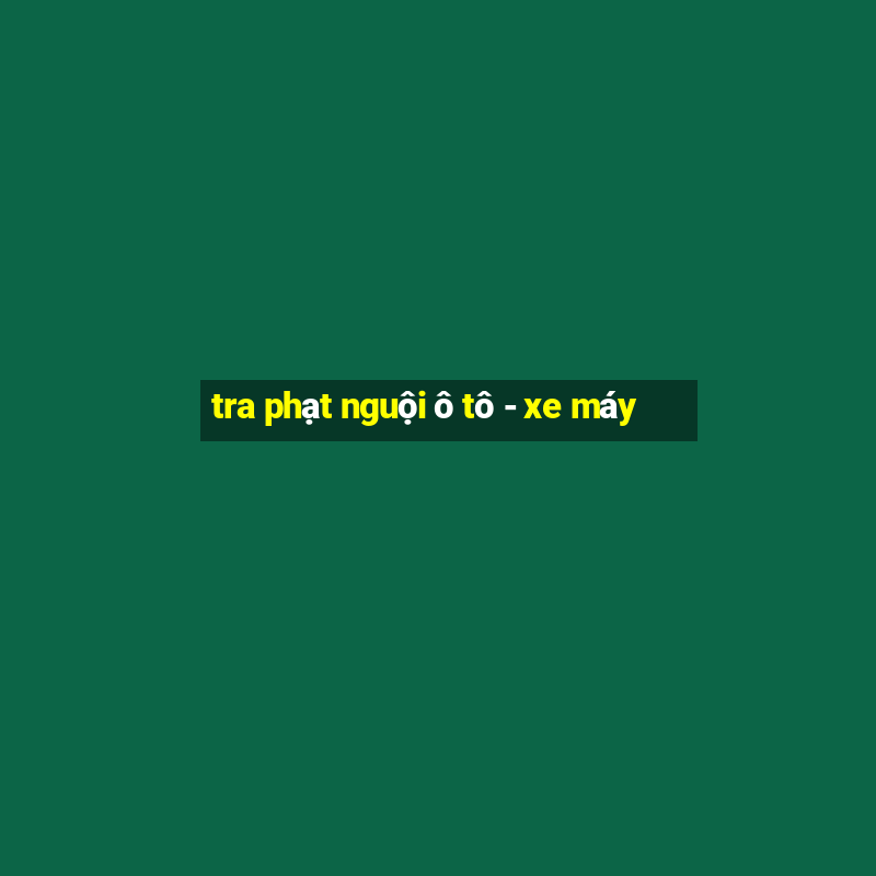 tra phạt nguội ô tô - xe máy