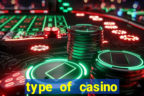 type of casino table games