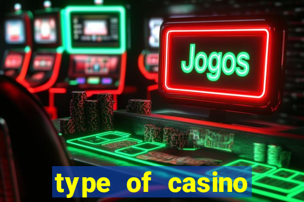 type of casino table games