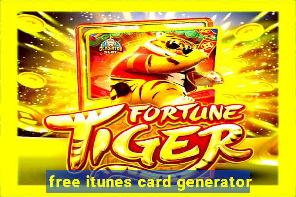 free itunes card generator